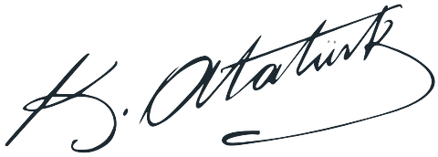 Mustafa Kemal Atatürk imzası